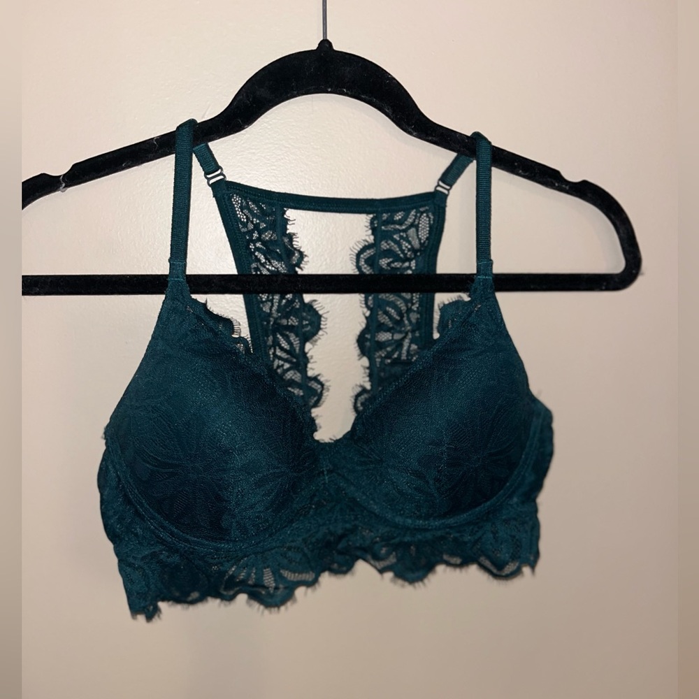 PINK Victoria's Secret | Date Lightly Lined Racerback Lace Bralette